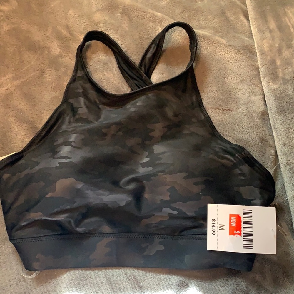 Camo sports bra